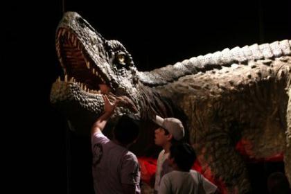 Visitors&nbsp;look&nbsp;at&nbsp;a&nbsp;model&nbsp;during&nbsp;a&nbsp;dinosaur&nbsp;exhibition&nbsp;in&nbsp;Buenos&nbsp;Aires,&nbsp;capital&nbsp;of&nbsp;Argentina,&nbsp;Dec.&nbsp;29,&nbsp;2009.&nbsp;The&nbsp;dinosaur&nbsp;exhibition&nbsp;shows&nbsp;the&nbsp;fossils&nbsp;and&nbsp;models&nbsp;of&nbsp;the&nbsp;dinosaurs&nbsp;which&nbsp;lived&nbsp;in&nbsp;remote&nbsp;antiquity&nbsp;in&nbsp;north&nbsp;Argentina's&nbsp;San&nbsp;Juan&nbsp;Province.&nbsp;(Xinhua/Martin&nbsp;Zabala)