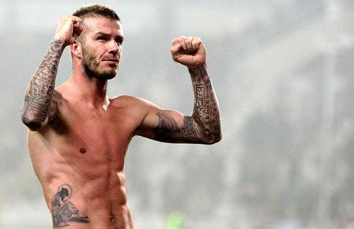 David&nbsp;Beckham&nbsp;has&nbsp;revealed&nbsp;his&nbsp;latest&nbsp;tattoo&nbsp;in&nbsp;January&nbsp;this&nbsp;year&nbsp;-&nbsp;and&nbsp;this&nbsp;time&nbsp;it&nbsp;is&nbsp;of&nbsp;Jesus.(Photo&nbsp;by&nbsp;Agencies)