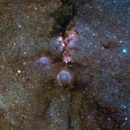 This&nbsp;new&nbsp;image&nbsp;of&nbsp;the&nbsp;Cat’s&nbsp;Paw&nbsp;Nebula&nbsp;reveals&nbsp;new&nbsp;details&nbsp;laid&nbsp;bare&nbsp;by&nbsp;the&nbsp;near-infrared&nbsp;imaging&nbsp;of&nbsp;the&nbsp;VISTA&nbsp;(Visible&nbsp;and&nbsp;Infrared&nbsp;Survey&nbsp;Telescope&nbsp;for&nbsp;Astronomy)&nbsp;telescope&nbsp;at&nbsp;the&nbsp;Paranal&nbsp;Observatory&nbsp;in&nbsp;Chile.&nbsp;&nbsp;The&nbsp;Cat's&nbsp;Paw&nbsp;Nebula,&nbsp;NGC&nbsp;6334,&nbsp;is&nbsp;a&nbsp;huge&nbsp;stellar&nbsp;nursery,&nbsp;the&nbsp;birthplace&nbsp;of&nbsp;hundreds&nbsp;of&nbsp;massive&nbsp;stars&nbsp;in&nbsp;our&nbsp;galaxy.(Photo:&nbsp;tech.sina.com.cn)&nbsp;