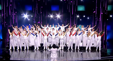 浙江老干部艺术团合唱团演出现场