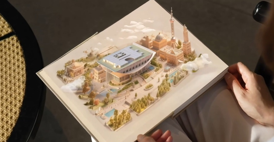 AI技术生成的立体书