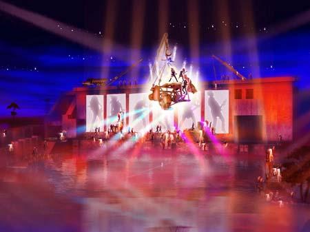 "Interpret&nbsp;Dujiangyan"&nbsp;debuted&nbsp;on&nbsp;Monday&nbsp;night,&nbsp;at&nbsp;the&nbsp;outdoor&nbsp;theater&nbsp;near&nbsp;the&nbsp;irrigation&nbsp;system&nbsp;where&nbsp;the&nbsp;water&nbsp;releasing&nbsp;ceremony&nbsp;was&nbsp;held.&nbsp;