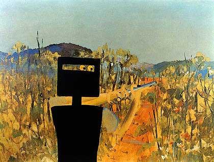 The&nbsp;painting&nbsp;"First&nbsp;Class&nbsp;Marksman"&nbsp;by&nbsp;Sidney&nbsp;Nolan&nbsp;