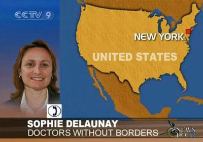 Doctors Without Borders is one such organization. Earlier, we talked to Sophie Delaunay, its executive director in the USA.(CCTV.com)