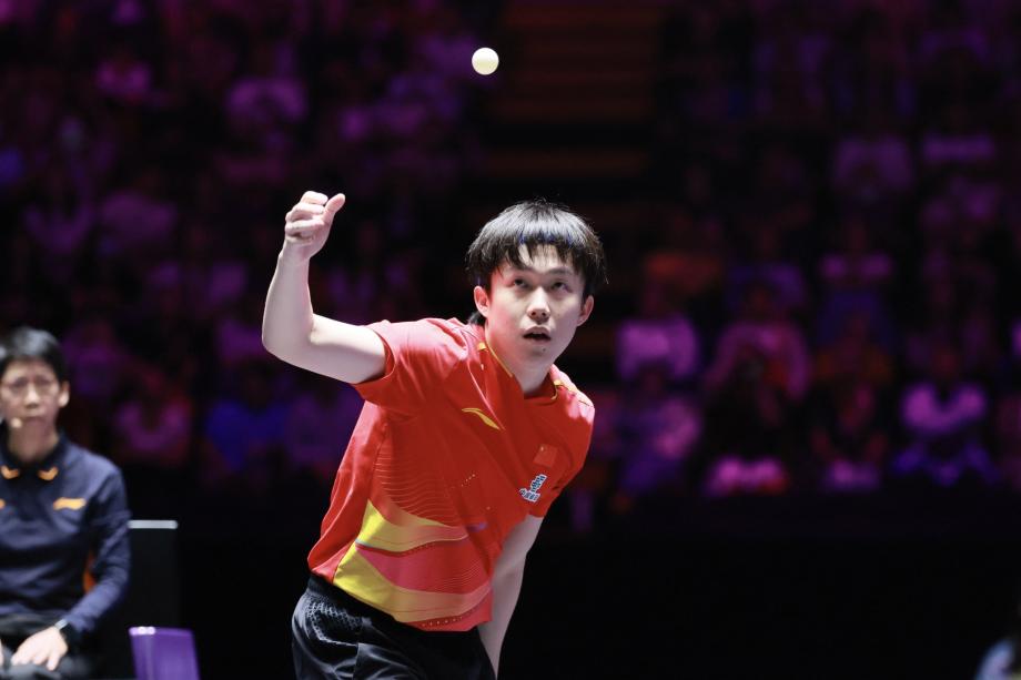 [图]王楚钦4-0韩国选手张禹珍 挺进WTT澳门冠军赛男单决赛