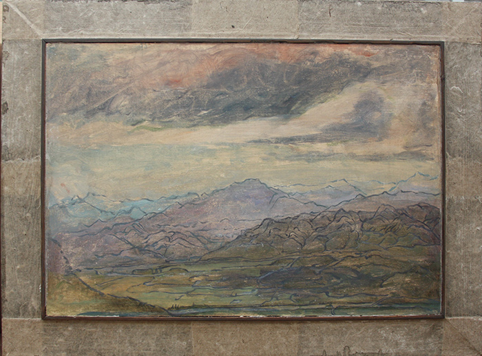 胡昌茕《一瞬而过的》木板油画 42×60cm