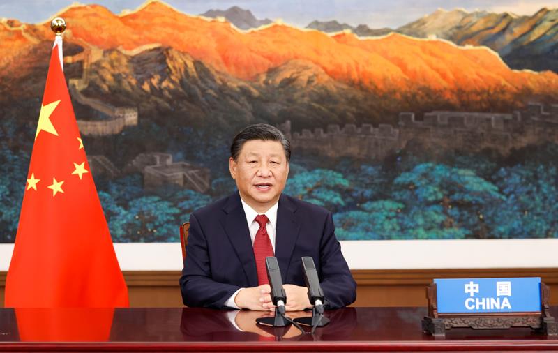 2021年9月21日，习近平主席在北京以视频方式出席第七十六届联合国大会一般性辩论并发表题为《坚定信心 共克时艰 共建更加美好的世界》的重要讲话。